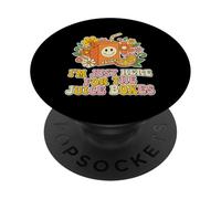 Je suis Juste là pour The Juice Boxes Soccer Parent PopSockets PopGrip Adhésif