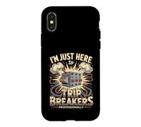 Je suis Juste là pour Trip Breakers de manière Professionnelle Coque pour iPhone X/XS