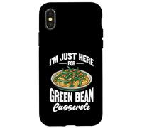 Je suis juste là pour une casserole de haricots verts Design Coque pour iPhone X/XS