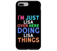 Je suis Juste Lisa Qui Fait Les Choses avec Lisa, Lisa Coque pour iPhone 7 Plus/8 Plus