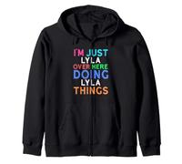 Je suis Juste Lyla Qui Fait Les Choses avec Lyla, Lyla Sweat à Capuche