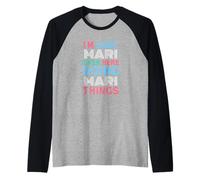 Je suis Juste Mari Ici à Faire des Choses avec Mari Manche Raglan
