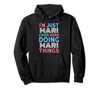 Je suis Juste Mari Ici à Faire des Choses avec Mari Sweat à Capuche
