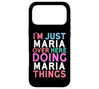 Je suis Juste Maria, Ici, Je Fais des Choses avec Maria Coque pour iPhone 17 Pro Max