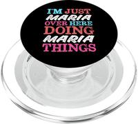 Je suis Juste Maria, Ici, Je Fais des Choses avec Maria PopSockets PopGrip pour MagSafe