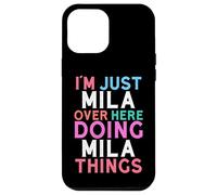 Je suis Juste Mila, Qui Fait Mila Things Name Coque pour iPhone 12 Pro Max