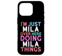 Je suis Juste Mila, Qui Fait Mila Things Name Coque pour iPhone 16 Pro