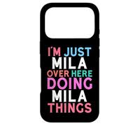 Je suis Juste Mila, Qui Fait Mila Things Name Coque pour iPhone 17 Pro