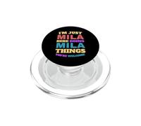 Je suis Juste Mila Qui Fait Mila Things, tu ES la Bienvenue PopSockets PopGrip pour MagSafe