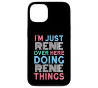 Je suis Juste René Qui Fait Rene Things Name Coque pour iPhone 13