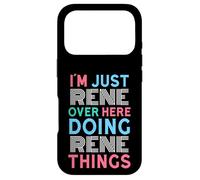 Je suis Juste René Qui Fait Rene Things Name Coque pour iPhone 17 Pro