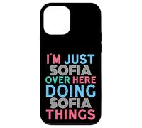 Je suis Juste Sofia Qui Fait des Choses à Sofia Coque pour iPhone 12 Mini