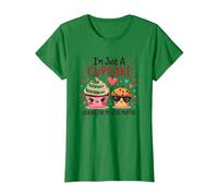 Je suis Juste Un Cupcake Qui Cherche Mon Stud Muffin Sweet Love T-Shirt, Femme, Vert Kelly, XXL