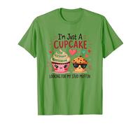 Je suis Juste Un Cupcake Qui Cherche Mon Stud Muffin Sweet Love T-Shirt, Homme, Herbe, XXL