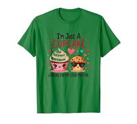 Je suis Juste Un Cupcake Qui Cherche Mon Stud Muffin Sweet Love T-Shirt, Homme, Vert Kelly, S
