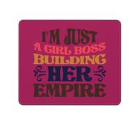 Je suis Juste Une Entrepreneuse Qui Construit Son Empire. Tapis De Souris Gaming Durable Mousepad Confort Mouse Pad pour Bureau Travail Voyage 25X30Cm