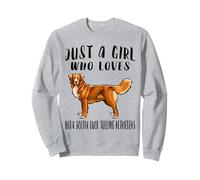 Je suis Juste Une Fille Qui Aime Les Duck Tolling Retrievers de la Nouvelle-Écosse Sweatshirt