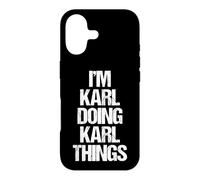 Je suis Karl Qui Fait Les Choses de Karl - C'est drôle de dire Un nom Cool, Karl Coque pour iPhone 17