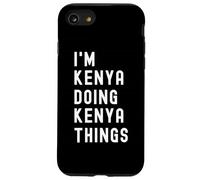 Je suis Kenya Qui Fait des Choses à Kenya Coque pour iPhone SE (2020) / 7/8