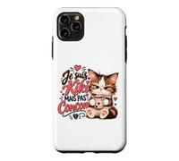 Je suis Kiki mais Pas concon Chat Mignon, Candide, crédule Coque pour iPhone 11 Pro Max