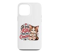 Je suis Kiki mais Pas concon Chat Mignon, Candide, crédule Coque pour iPhone 13 Pro Max