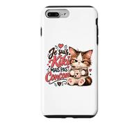 Je suis Kiki mais Pas concon Chat Mignon, Candide, crédule Coque pour iPhone 7 Plus/8 Plus