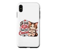 Je suis Kiki mais Pas concon Chat Mignon, Candide, crédule Coque pour iPhone XS Max