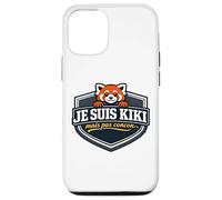 Je suis Kiki mais Pas concon Citation Humour Panda Roux Coque pour iPhone 12/12 Pro