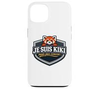 Je suis Kiki mais Pas concon Citation Humour Panda Roux Coque pour iPhone 13
