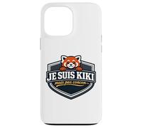 Je suis Kiki mais Pas concon Citation Humour Panda Roux Coque pour iPhone 13 Pro Max