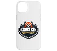 Je suis Kiki mais Pas concon Citation Humour Panda Roux Coque pour iPhone 14 Plus