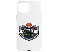 Je suis Kiki mais Pas concon Citation Humour Panda Roux Coque pour iPhone 15 Plus