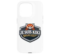 Je suis Kiki mais Pas concon Citation Humour Panda Roux Coque pour iPhone 15 Pro