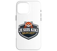 Je suis Kiki mais Pas concon Citation Humour Panda Roux Coque pour iPhone 16 Pro Max
