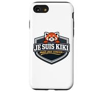 Je suis Kiki mais Pas concon Citation Humour Panda Roux Coque pour iPhone SE (2020) / 7/8