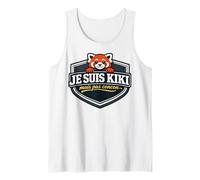Je suis Kiki mais Pas concon Citation Humour Panda Roux Débardeur
