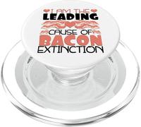 Je suis la Cause Principale de l'extinction du Bacon PopSockets PopGrip pour MagSafe