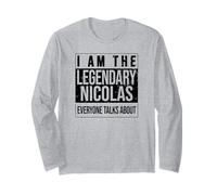 Je suis la Chemise légendaire, idée Cadeau pour Nicolas Manche Longue