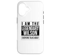 Je suis la Chemise légendaire, idée Cadeau pour Wilson Coque pour iPhone 16