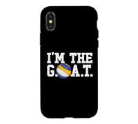 Je suis la chèvre de Volley-Ball du G.O.A.T. Coque pour iPhone X/XS