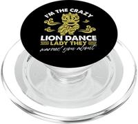 Je suis la danseuse Crazy Lion dont ils vous ont prévenu PopSockets PopGrip pour MagSafe