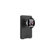 Je suis la fière fille d'un vétéran Journée des anciens combattants PopSockets PopWallet pour MagSafe