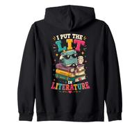 Je suis la Flamme de la Littérature Lecteurs Sweat à Capuche