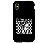 Je suis là, on m'a Dit qu'il y aurait Une joueuse d'échecs, Master Girl Coque pour iPhone X/XS