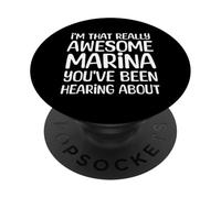 Je suis la Personne Vraiment géniale Dont J'Ai Entendu Parler à Marina PopSockets PopGrip Adhésif