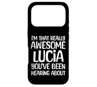 Je suis la Personne Vraiment géniale Dont Lucia a Entendu Parler Coque pour iPhone 17 Pro