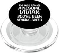 Je suis la Personne Vraiment géniale Dont Vivian a Entendu Parler PopSockets PopGrip pour MagSafe