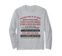 Je suis LA Petite-Fille GÂTÉE d'un Papy Fou Cadeau Gratuit Manche Longue