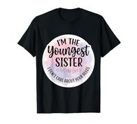 Je suis la Plus Jeune sœur, Je m'en Fous des règles T-Shirt Graphique avec Valeur