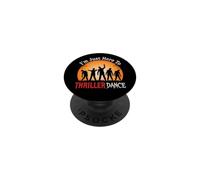 Je suis là pour Danser Le Thriller, Une fête de Zombies Amusante pour Halloween PopSockets PopGrip Adhésif